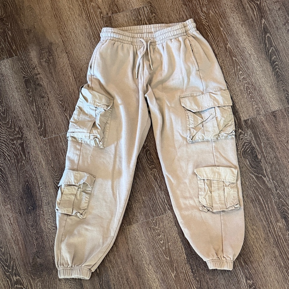 Garage Tan Cargo Joggers
